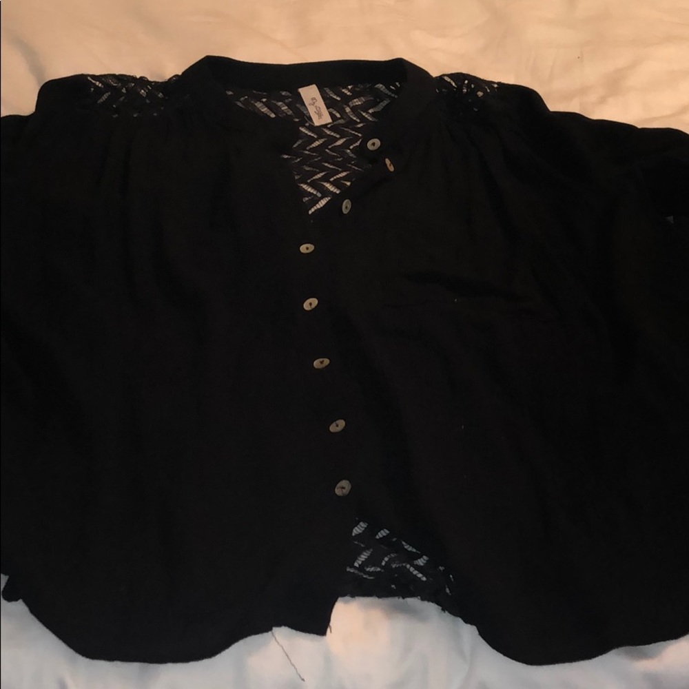 Sheer back top